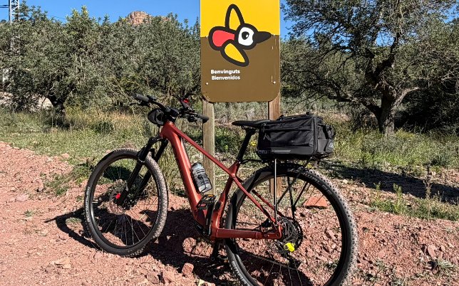 Bici en el parque natural Sierra Calderona